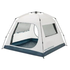 Devant 23 Quechua Abri De Camping 4 Places - Base Easy Fresh - Polyvalent, Instantané à Arceaux