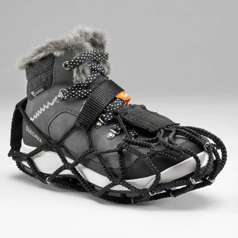 Quechua Anti-glisse De Randonnée Neige SH500 Noir 2 Quechua Anti-glisse De Randonnée Neige SH500 Noir – Image 2