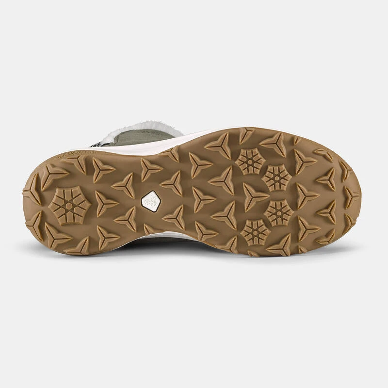 Quechua Bottes De Neige Chaudes Imperméables De Randonnée - SH500 Cuir- Femme 4 Quechua Bottes De Neige Chaudes Imperméables De Randonnée - SH500 Cuir- Femme – Image 4