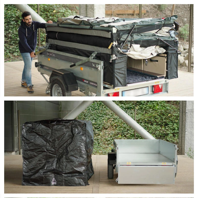 Quechua Caravane Pliante Gonflable Camping - Airsecond 4.2F&B - 4 Personnes - 2 Chambres 5 Quechua Caravane Pliante Gonflable Camping - Airsecond 4.2F&B - 4 Personnes - 2 Chambres – Image 5