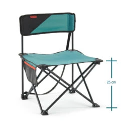Quechua CHAISE BASSE PLIANTE DE CAMPING MH100 Bleue 13 Quechua CHAISE BASSE PLIANTE DE CAMPING MH100 Bleue -Nabaiji chaise basse pliante de camping mh100 bleue 3