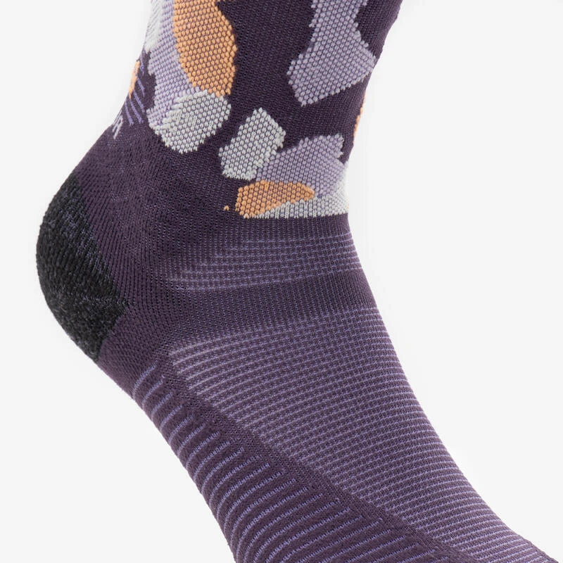 Quechua Chaussettes Randonnée - Hike 500 High Trendy Purple & Kamo X2 Paires 7 Quechua Chaussettes Randonnée - Hike 500 High Trendy Purple & Kamo X2 Paires – Image 7