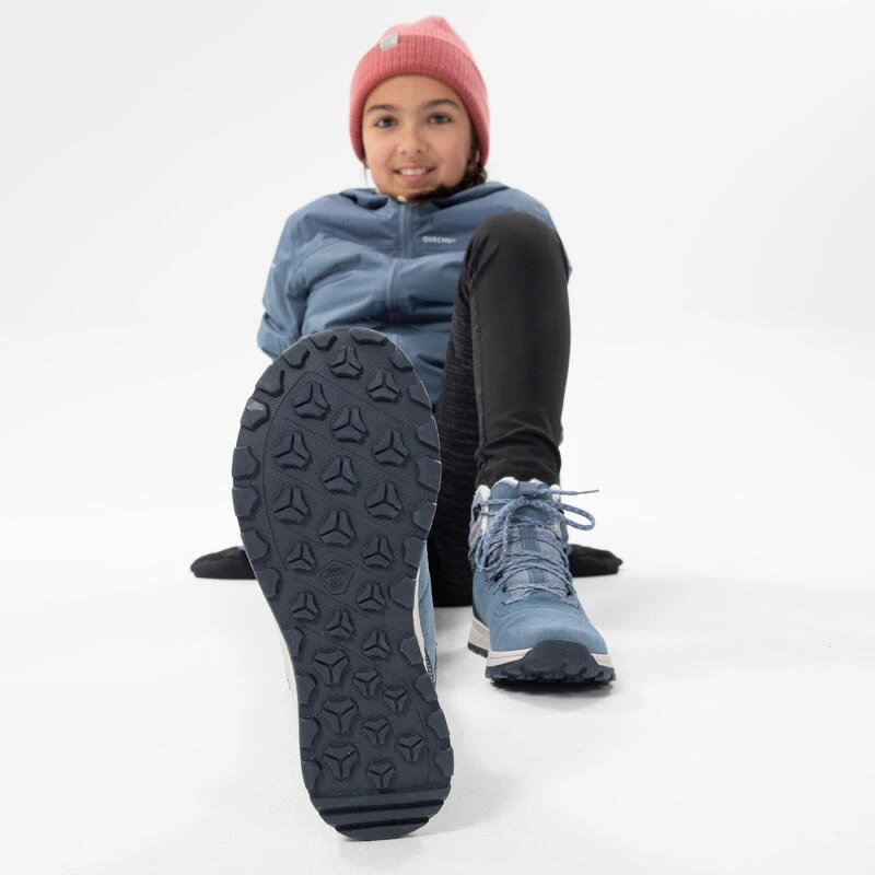 Quechua Chaussures Chaudes Et Imperméables De Randonnée SH500 Cuir Lacet - Enfant 35-38 2 Quechua Chaussures Chaudes Et Imperméables De Randonnée SH500 Cuir Lacet - Enfant 35-38 – Image 2