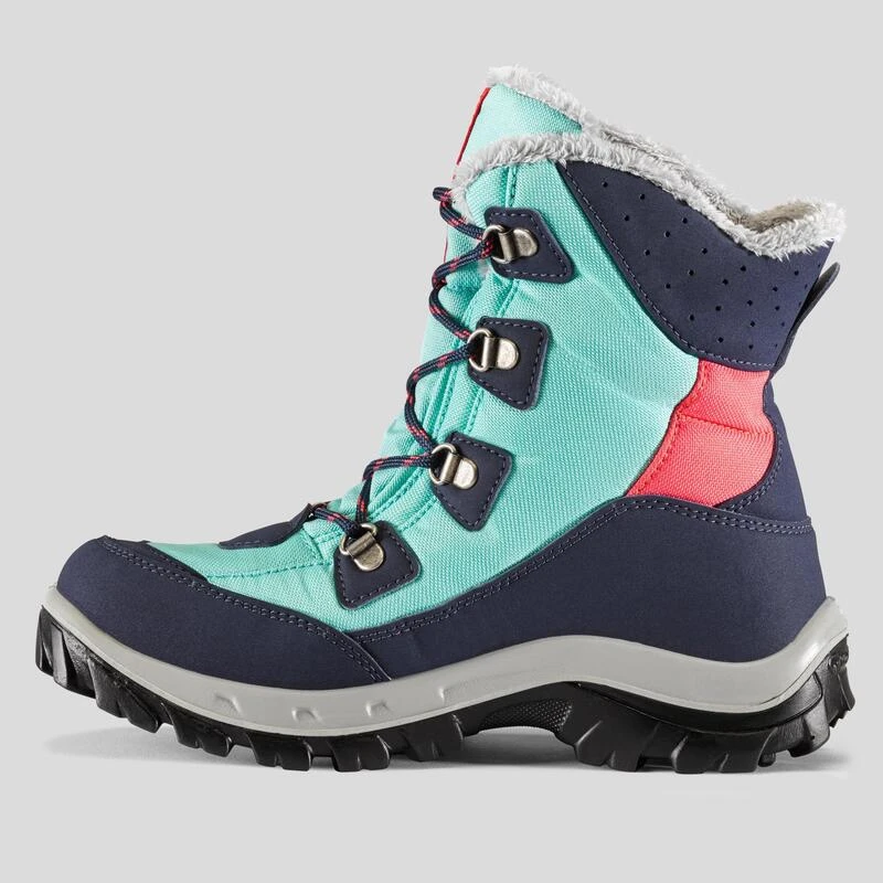 Quechua CHAUSSURES CHAUDES IMPERMÉABLES DE RANDONNÉE -SH500 WARM HIGH LACET-ENFANT 30-38 3 Quechua CHAUSSURES CHAUDES IMPERMÉABLES DE RANDONNÉE -SH500 WARM HIGH LACET-ENFANT 30-38 – Image 3