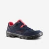 Quechua Chaussures De Randonnée Enfant Avec Lacets MH100 Bleu Corail Du 35 Au 38