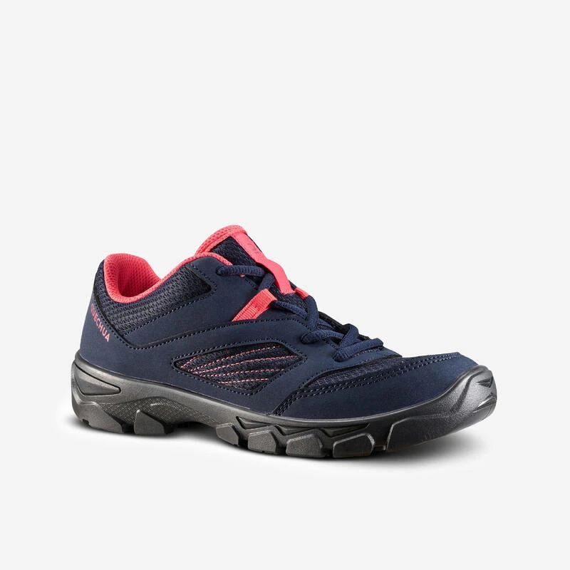 Quechua Chaussures De Randonnée Enfant Avec Lacets MH100 Bleu Corail Du 35 Au 38 1 Quechua Chaussures De Randonnée Enfant Avec Lacets MH100 Bleu Corail Du 35 Au 38
