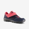 Quechua Chaussures De Randonnée Enfant Avec Scratch MH100 Bleu Et Rose Du 24 AU 34