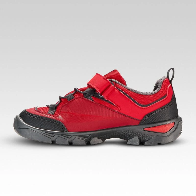 Quechua Chaussures De Randonnée Enfant Avec Scratch MH120 LOW Rouges 28 AU 34 2 Quechua Chaussures De Randonnée Enfant Avec Scratch MH120 LOW Rouges 28 AU 34 – Image 2