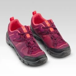 Quechua Chaussures De Randonnée Enfant Basses Avec Lacet MH120 LOW Violettes 35 AU 38 -Nabaiji chaussures de randonnee enfant basses avec lacet mh120 low violettes 35 au 38 3