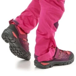 Quechua Chaussures De Randonnée Enfant Basses Avec Scratch MH120 LOW Violettes 28 AU 34 -Nabaiji chaussures de randonnee enfant basses avec scratch mh120 low violettes 28 au 34 4