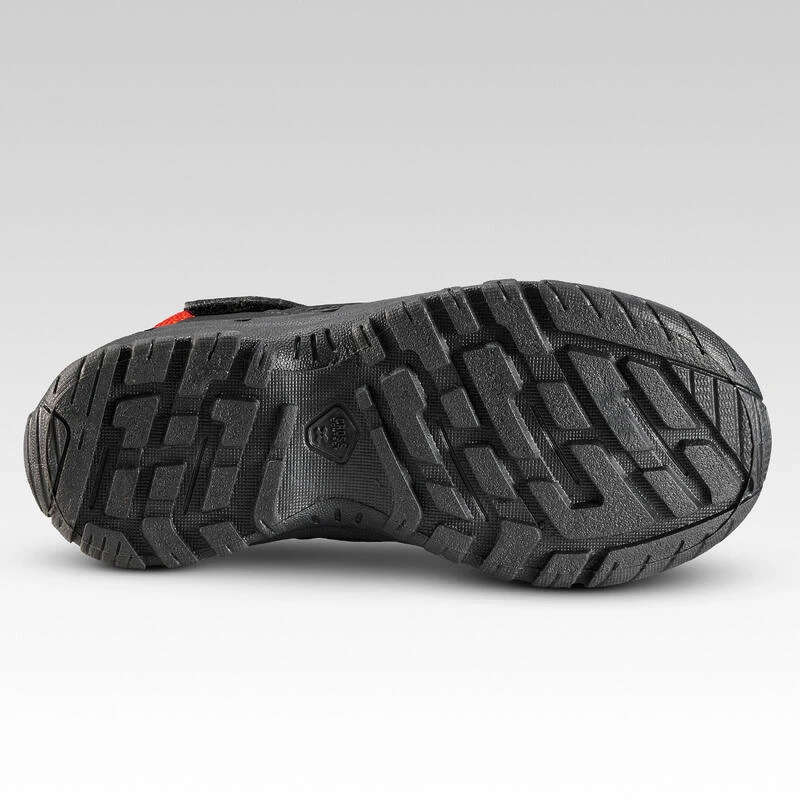 Quechua Chaussures De Randonnée Enfant Montantes MH100 MID KID Grises/rouges 24 AU 34 3 Quechua Chaussures De Randonnée Enfant Montantes MH100 MID KID Grises/rouges 24 AU 34 – Image 3