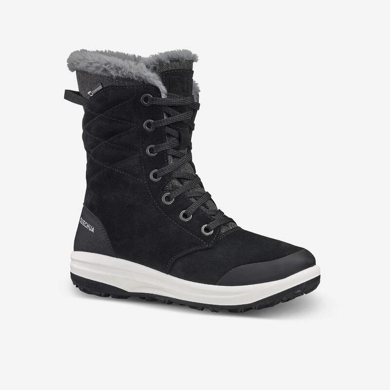 Quechua Chaussures En Cuir Chaudes Et Imperméables De Randonnée - SH900 Hautes - Femme 1 Quechua Chaussures En Cuir Chaudes Et Imperméables De Randonnée - SH900 Hautes - Femme