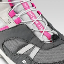 Quechua Chaussures Imperméables De Randonnée Enfant Lacet CROSSROCK MID Grises 35-38 12 Quechua Chaussures Imperméables De Randonnée Enfant Lacet CROSSROCK MID Grises 35-38 -Nabaiji chaussures impermeables de randonnee enfant lacet crossrock mid grises 35 38 5