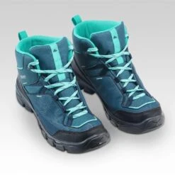 Quechua Chaussures Imperméables De Randonnée - MH120 MID Turquoises - Enfant 35 AU 38 9 Quechua Chaussures Imperméables De Randonnée - MH120 MID Turquoises - Enfant 35 AU 38 -Nabaiji chaussures impermeables de randonnee mh120 mid turquoises enfant 35 au 38 3