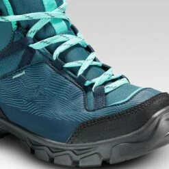 Quechua Chaussures Imperméables De Randonnée - MH120 MID Turquoises - Enfant 35 AU 38 11 Quechua Chaussures Imperméables De Randonnée - MH120 MID Turquoises - Enfant 35 AU 38 -Nabaiji chaussures impermeables de randonnee mh120 mid turquoises enfant 35 au 38 5