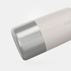 Quechua Gourde Inox 0,6L Avec Bouchon à Vis Pour La Randonnée - Blanc 12 Quechua Gourde Inox 0,6L Avec Bouchon à Vis Pour La Randonnée - Blanc -Nabaiji gourde inox 06l avec bouchon a vis pour la randonnee blanc 2
