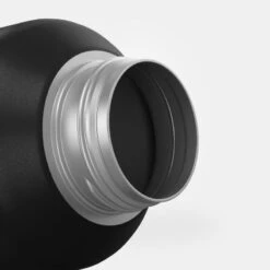 Quechua Gourde Inox 1L Avec Bouchon à Vis Pour La Randonnée - Noir -Nabaiji gourde inox 1l avec bouchon a vis pour la randonnee noir 6