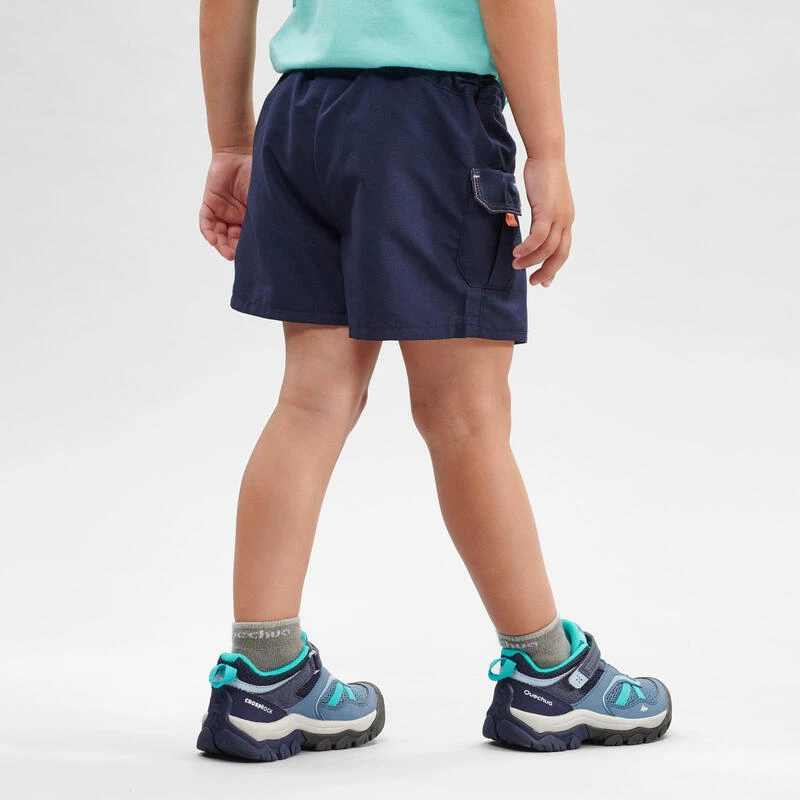 Quechua Jupe Short De Randonnée - MH100 KID Bleu Marine - Enfant 2-6 ANS 3 Quechua Jupe Short De Randonnée - MH100 KID Bleu Marine - Enfant 2-6 ANS – Image 3