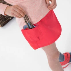 Quechua Jupe Short De Randonnée - MH100 KID Rose Corail -enfant 2-6 Ans -Nabaiji jupe short de randonnee mh100 kid rose corail enfant 2 6 ans 4