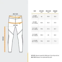 Quechua LEGGING CHAUD DE RANDONNÉE - SH100 - ENFANT 7 - 15 ANS -Nabaiji legging chaud de randonnee sh100 enfant 7 15 ans 3