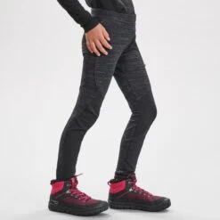 Quechua LEGGING CHAUD DE RANDONNÉE - SH100 - ENFANT 7 - 15 ANS -Nabaiji legging chaud de randonnee sh100 enfant 7 15 ans 5