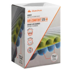 Quechua MATELAS DE CAMPING GONFLABLE AIR CONFORT | 2 PERSONNES - LARGEUR 120 CM 8 Quechua MATELAS DE CAMPING GONFLABLE AIR CONFORT | 2 PERSONNES - LARGEUR 120 CM -Nabaiji matelas de camping gonflable air confort 2 personnes largeur 120 cm 2