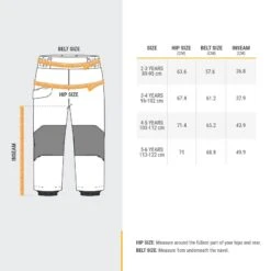 Quechua Pantalon Chaud Imperméable De Randonnée - SH500 MOUNTAIN - Enfant 2 - 6 Ans 13 Quechua Pantalon Chaud Imperméable De Randonnée - SH500 MOUNTAIN - Enfant 2 - 6 Ans -Nabaiji pantalon chaud impermeable de randonnee sh500 mountain enfant 2 6 ans 3