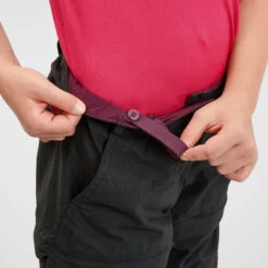 Quechua Pantalon De Randonnée Modulable - MH500 Noir Enfant 7-15 Ans -Nabaiji pantalon de randonnee modulable mh500 noir enfant 7 15 ans 9