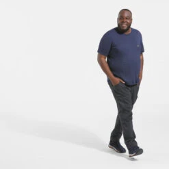 Devant -Nabaiji pantalon de randonnee nh500 regular homme 1