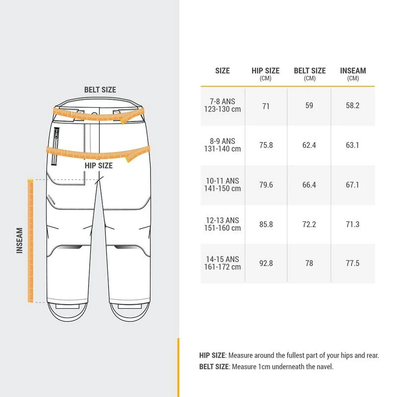 Quechua Pantalon Softshell Chaud De Randonnée - SH500 Mountain - Enfant 7-15 Ans 3 Quechua Pantalon Softshell Chaud De Randonnée - SH500 Mountain - Enfant 7-15 Ans – Image 3