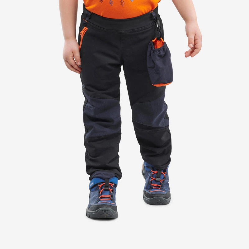Quechua Pantalon Softshell De Randonnée - MH550 Noir - Enfant 2-6 Ans 1 Quechua Pantalon Softshell De Randonnée - MH550 Noir - Enfant 2-6 Ans