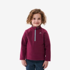 Quechua Polaire De Randonnée - MH100 Violette - Enfant 2-6 Ans