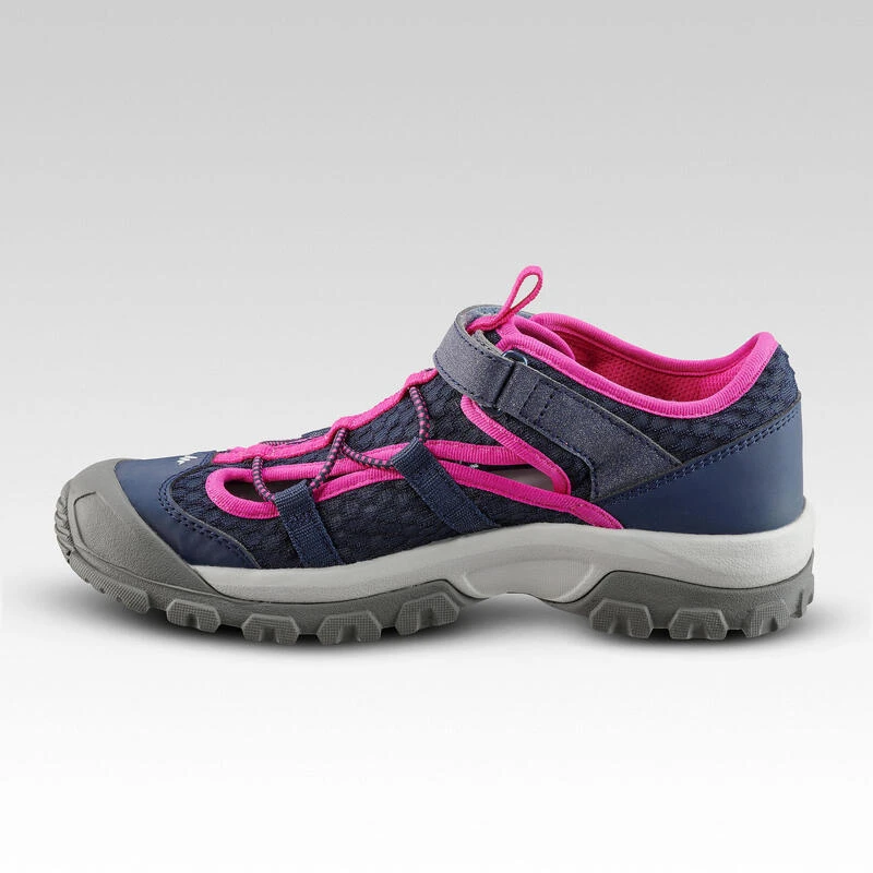 Quechua Sandales De Randonnée MH150 TW Bleues Rose - Enfant - 28 AU 39 2 Quechua Sandales De Randonnée MH150 TW Bleues Rose - Enfant - 28 AU 39 – Image 2