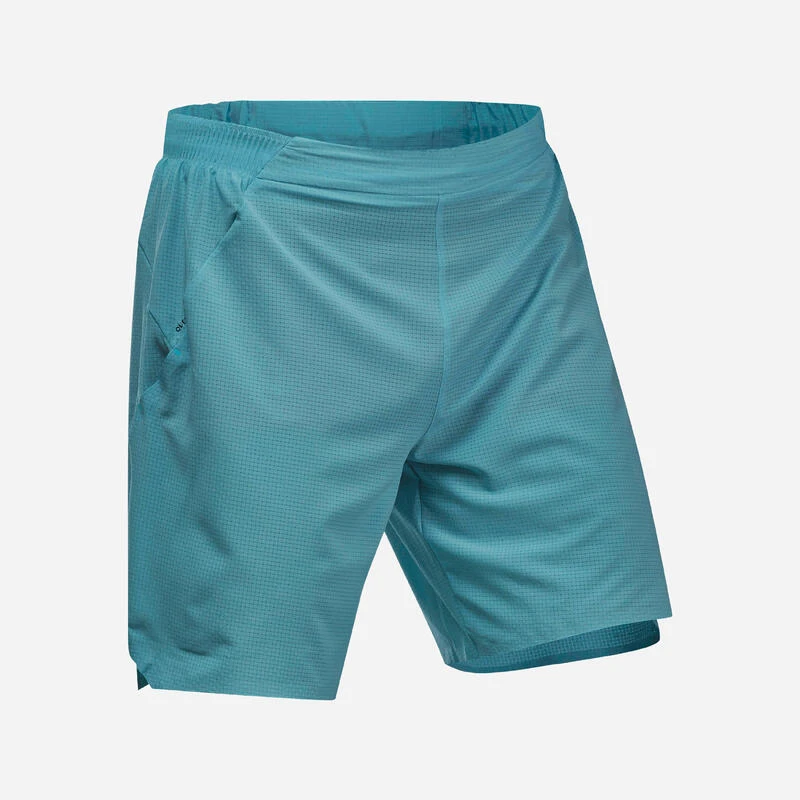 Quechua Short De Randonnée Rapide FH 900 Homme Bleu Tempête. 1 Quechua Short De Randonnée Rapide FH 900 Homme Bleu Tempête.