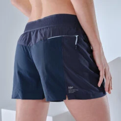 Quechua Short Ultra Léger De Randonnée Rapide FH 900 Femme Bleu Foncé 7 Quechua Short Ultra Léger De Randonnée Rapide FH 900 Femme Bleu Foncé -Nabaiji short ultra leger de randonnee rapide fh 900 femme bleu fonce 3