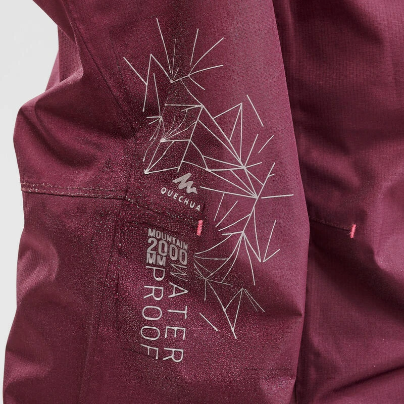 Quechua Surpantalon De Randonnée - MH500 Violet - Enfant 7-15 Ans 7 Quechua Surpantalon De Randonnée - MH500 Violet - Enfant 7-15 Ans – Image 7