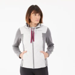 Quechua Sweat à Capuche De Randonnée - NH100 Hybrid - Femme 10 Quechua Sweat à Capuche De Randonnée - NH100 Hybrid - Femme -Nabaiji sweat a capuche de randonnee nh100 hybrid femme 3