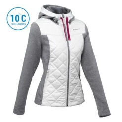 Quechua Sweat à Capuche De Randonnée - NH100 Hybrid - Femme 13 Quechua Sweat à Capuche De Randonnée - NH100 Hybrid - Femme -Nabaiji sweat a capuche de randonnee nh100 hybrid femme 6