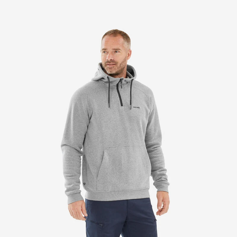 Quechua Sweat à Capuche De Randonnée - NH150 1/2 Zip Homme 1 Quechua Sweat à Capuche De Randonnée - NH150 1/2 Zip Homme