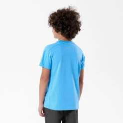 Quechua T-Shirt De Randonnée - MH100 Bleu - Enfant 7-15 Ans -Nabaiji t shirt de randonnee mh100 bleu enfant 7 15 ans 2