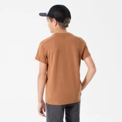 Quechua T-Shirt De Randonnée - MH100 Marron - Enfant 7-15 Ans 9 Quechua T-Shirt De Randonnée - MH100 Marron - Enfant 7-15 Ans -Nabaiji t shirt de randonnee mh100 marron enfant 7 15 ans 3