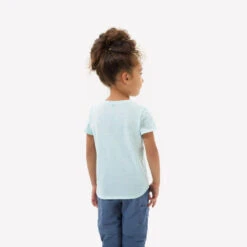 Quechua T-Shirt Enfant MH100 Vert - 2-6 ANS -Nabaiji t shirt enfant mh100 vert 2 6 ans 3