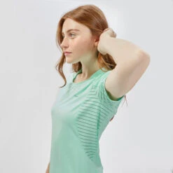 Quechua T-shirt Manches Courtes De Randonnée Montagne - MH500 - Femme 9 Quechua T-shirt Manches Courtes De Randonnée Montagne - MH500 - Femme -Nabaiji t shirt manches courtes de randonnee montagne mh500 femme 4