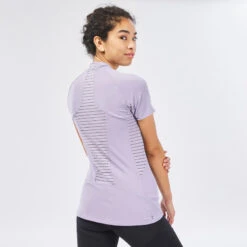Quechua T-shirt Manches Courtes De Randonnée Montagne - MH500 - Violet - Femme 11 Quechua T-shirt Manches Courtes De Randonnée Montagne - MH500 - Violet - Femme -Nabaiji t shirt manches courtes de randonnee montagne mh500 violet femme 4
