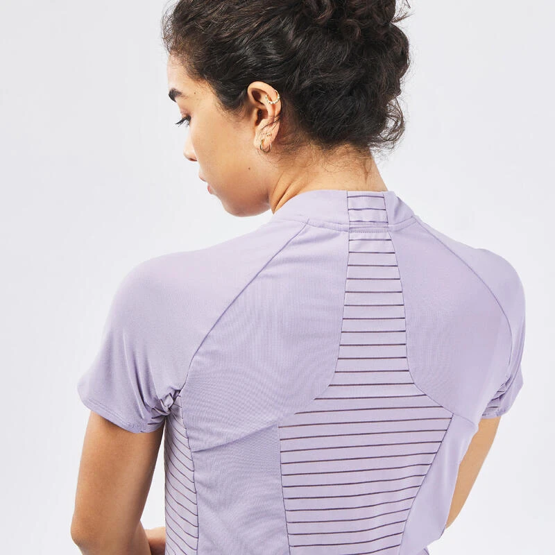 Quechua T-shirt Manches Courtes De Randonnée Montagne - MH500 - Violet - Femme 7 Quechua T-shirt Manches Courtes De Randonnée Montagne - MH500 - Violet - Femme – Image 7