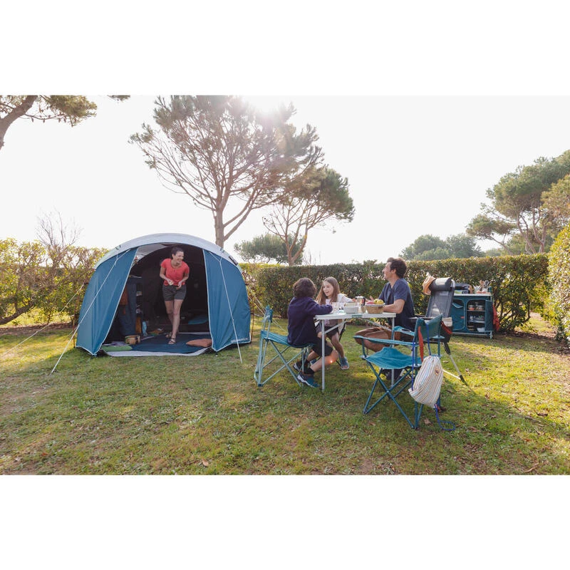 Quechua Tente à Arceaux De Camping - Arpenaz 4.1 F&B - 4 Personnes - 1 Chambre 3 Quechua Tente à Arceaux De Camping - Arpenaz 4.1 F&B - 4 Personnes - 1 Chambre – Image 3