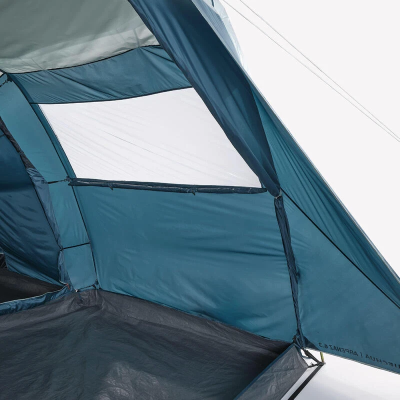 Quechua Tente à Arceaux De Camping - Arpenaz 6.3 - 6 Personnes - 3 Chambres 8 Quechua Tente à Arceaux De Camping - Arpenaz 6.3 - 6 Personnes - 3 Chambres – Image 8