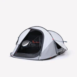 Devant 30 Quechua Tente De Camping - 2 SECONDS - 2 Places - Fresh & Black