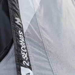 Quechua Tente De Camping - 2 SECONDS - 2 Places - Fresh & Black -Nabaiji tente de camping 2 seconds 2 places fresh and black 4