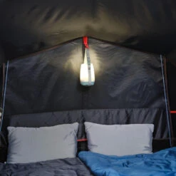 Quechua Tente De Camping - 2 SECONDS - 2 Places - Fresh & Black -Nabaiji tente de camping 2 seconds 2 places fresh and black 6